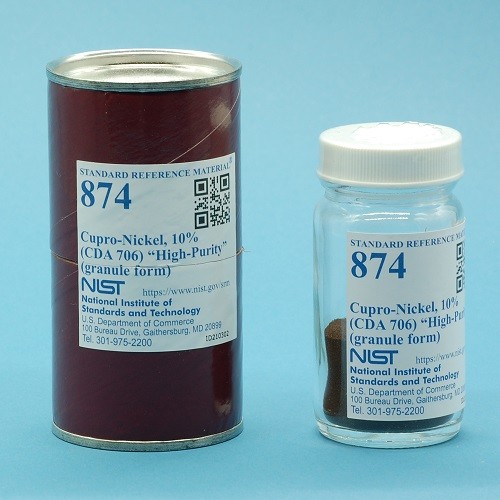 SRM 874 銅鎳，10%(CDA 706)“高純度”標(biāo)準(zhǔn)品