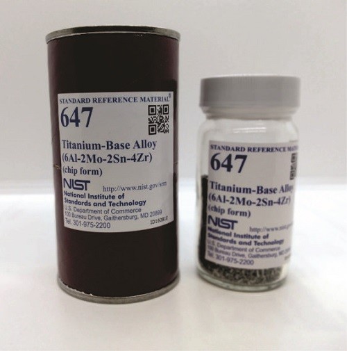 SRM 647  鈦合金，鋁鉬錫鋯標(biāo)準(zhǔn)品