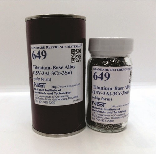 SRM 654b  鈦合金，鋁-釩標(biāo)準(zhǔn)品