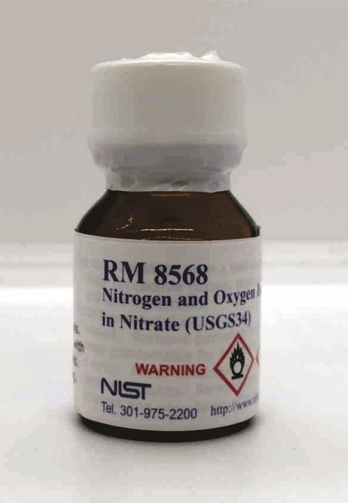 RM 8568  硝酸鹽中的USGS 34氮氧同位素標(biāo)準(zhǔn)品