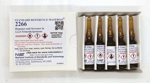 SRM 2266   2，2，4三甲基戊烷中的厚樸烷和甾烷標準品