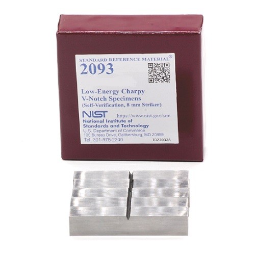 SRM 2093  低能量Charpy V-缺口樣本(自驗(yàn)證，8毫米射手)