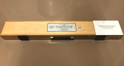SRM 1749 金對(duì)鉑熱電偶認(rèn)證溫度計(jì)標(biāo)準(zhǔn)品