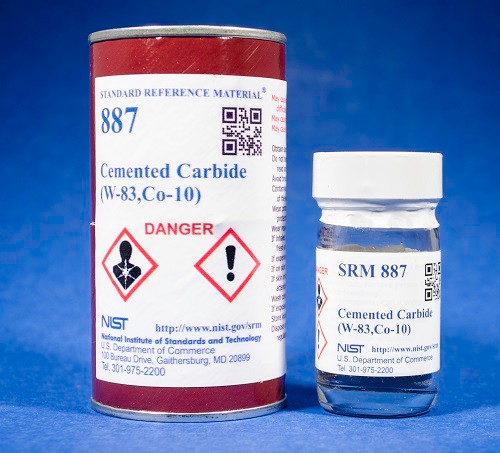 SRM 887  硬質合金(W-83，Co-10)標準品
