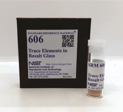 SRM 606 玄武巖玻璃中的微量元素標準品